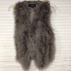 Forever 21 Feather Vest Forever 21 Feather Vest