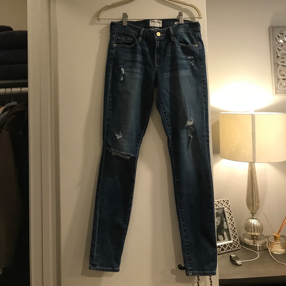 frame skinny jeans!