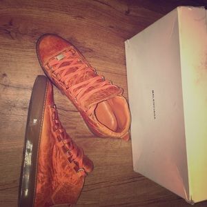 High top orange Balenciagas