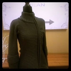 Asymmetric Zip Sweater