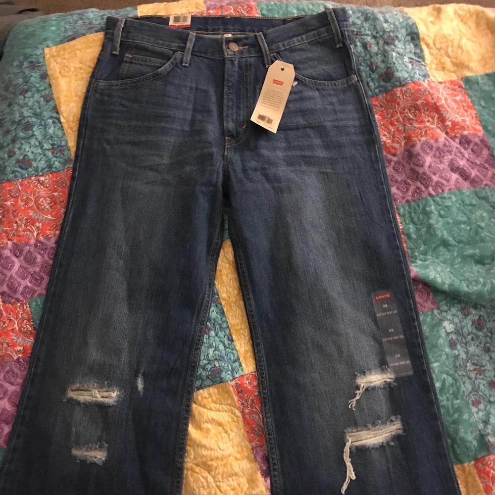 LEVI'S VINTAGE WIDE LEG JEANS