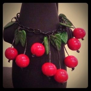 Handmade Cherry Bracelet! ๐ Handmade Cherry Bracelet! ๐