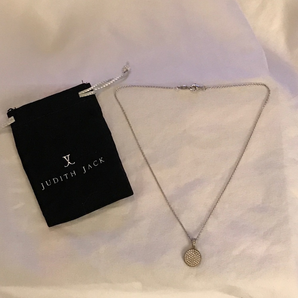 Judith Jack small pendant necklace 16"