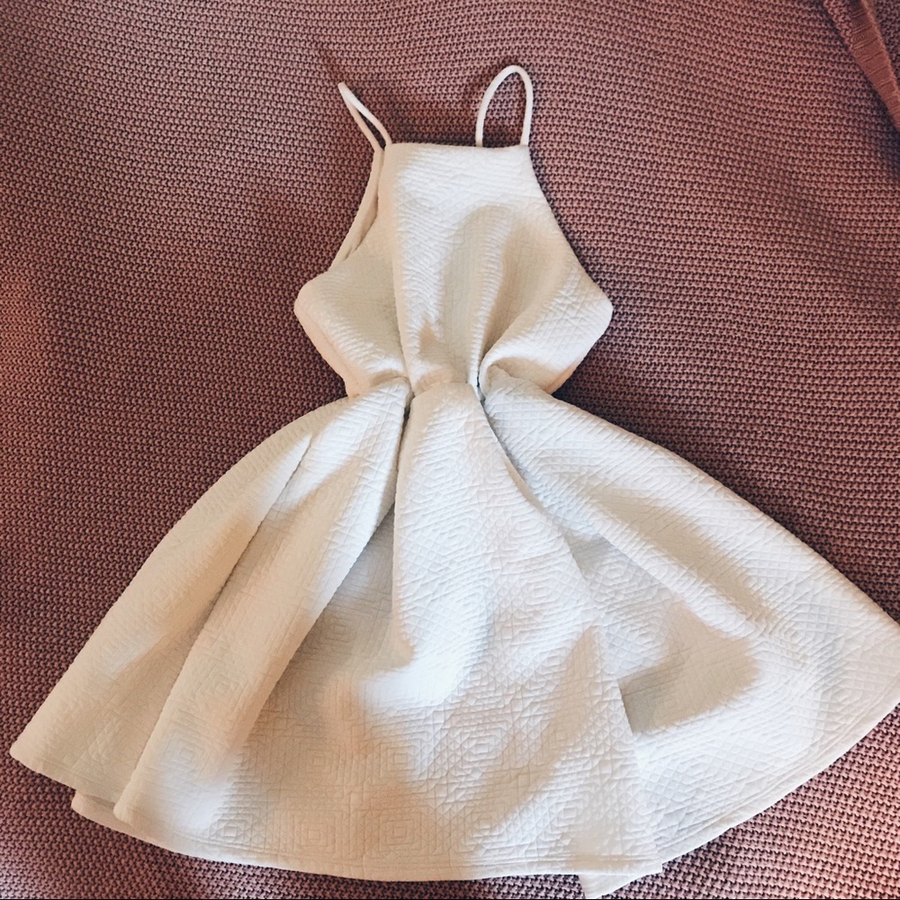 White Halter Dress ❤️