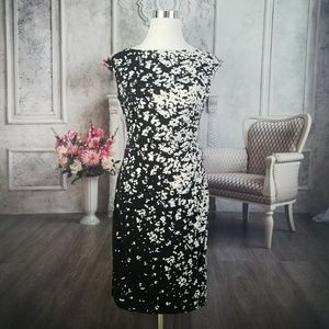 Lauren Ralph Lauren Black White Sz 6 Career Dress Lauren Ralph Lauren Black White Sz 6 Career Dress