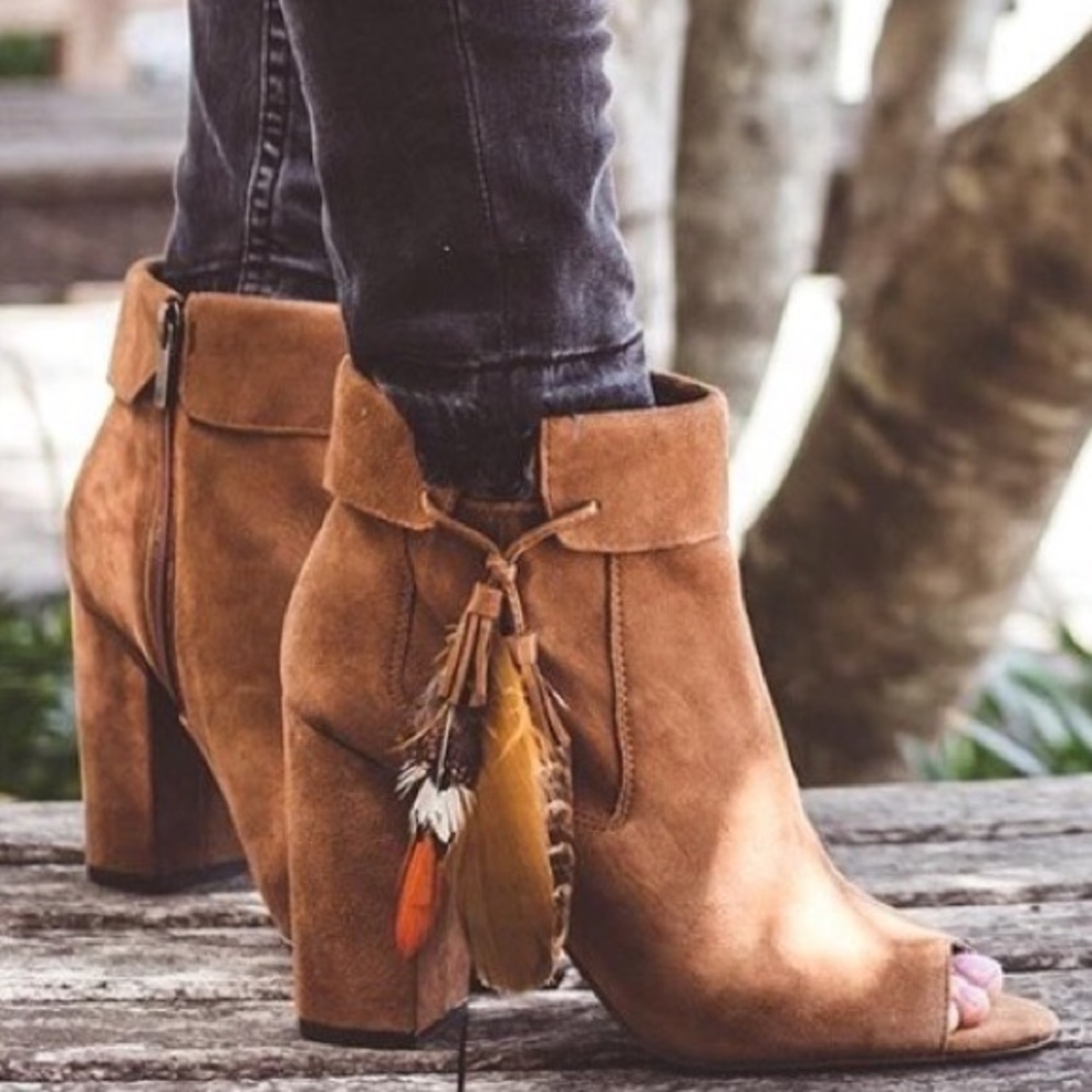 Jessica Simpson peep toe bootie