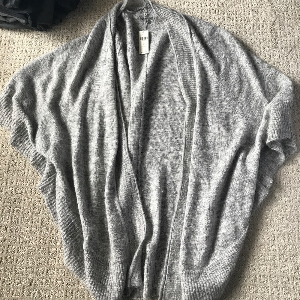 NWT Anthropology Gray Cardigan
