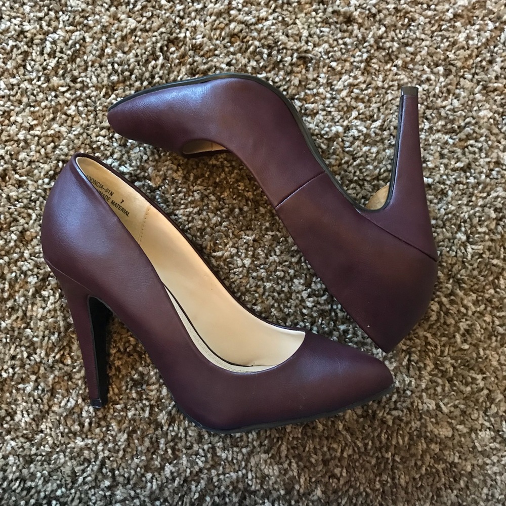 Burgundy Pumps