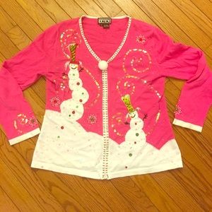 Berek snowman Christmas sweater size M