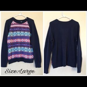 Chaps Sweater Knitted Lightweight Crew Neck NWOT