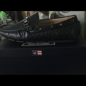 Brand new Ostrich skin Loafers