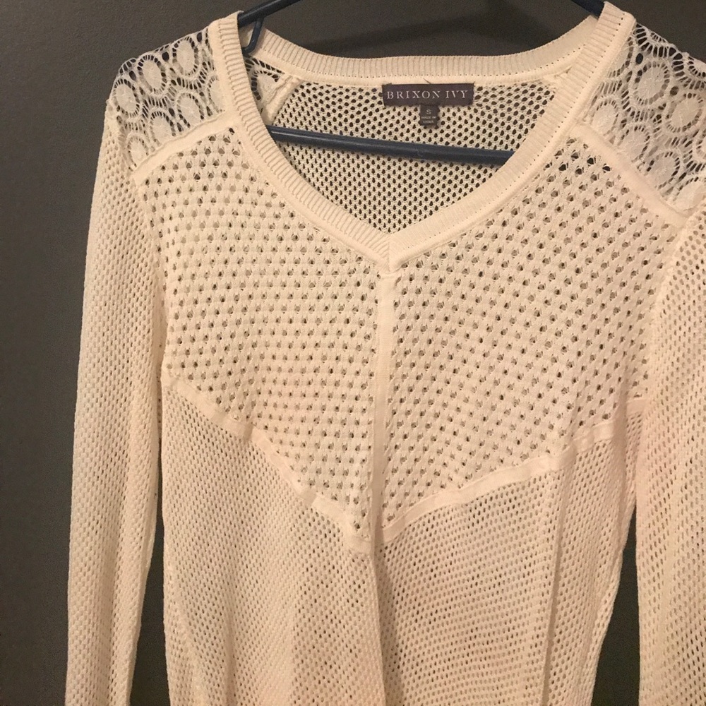 Stitch Fix. Briton Ivy white sweater. EUC.