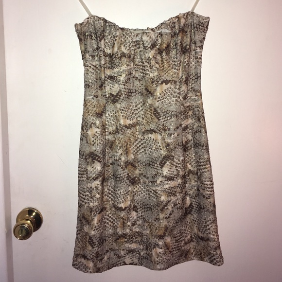 Strapless mini dress - Picture 1 of 3