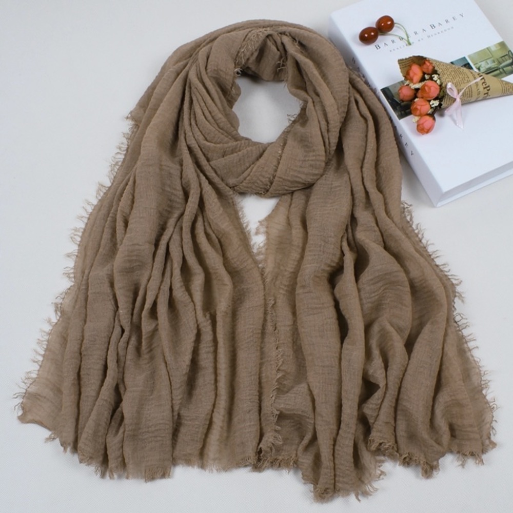 Cotton scarf hijab 3 pieces - Picture 2 of 7