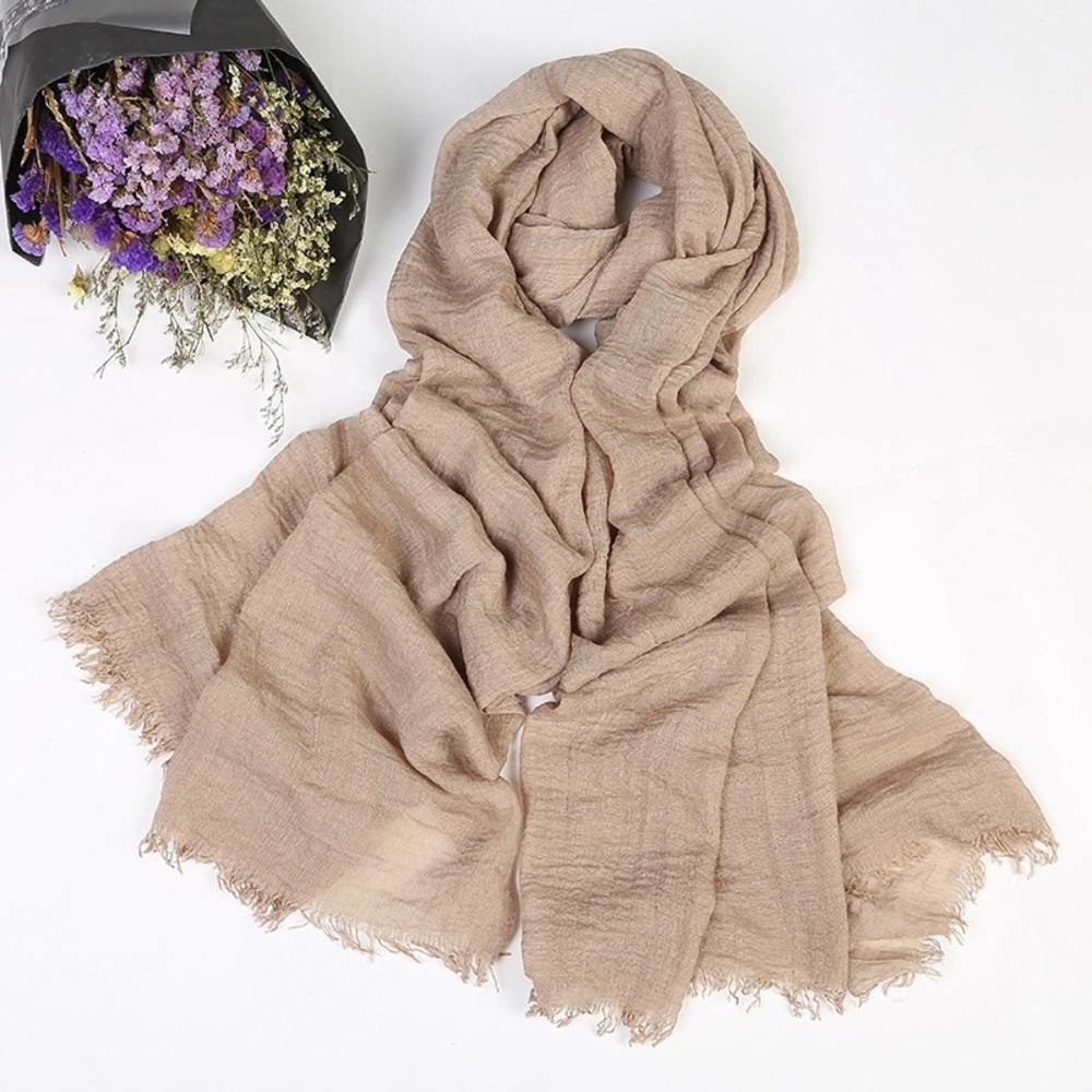 Cotton scarf hijab 3 pieces - Picture 4 of 7