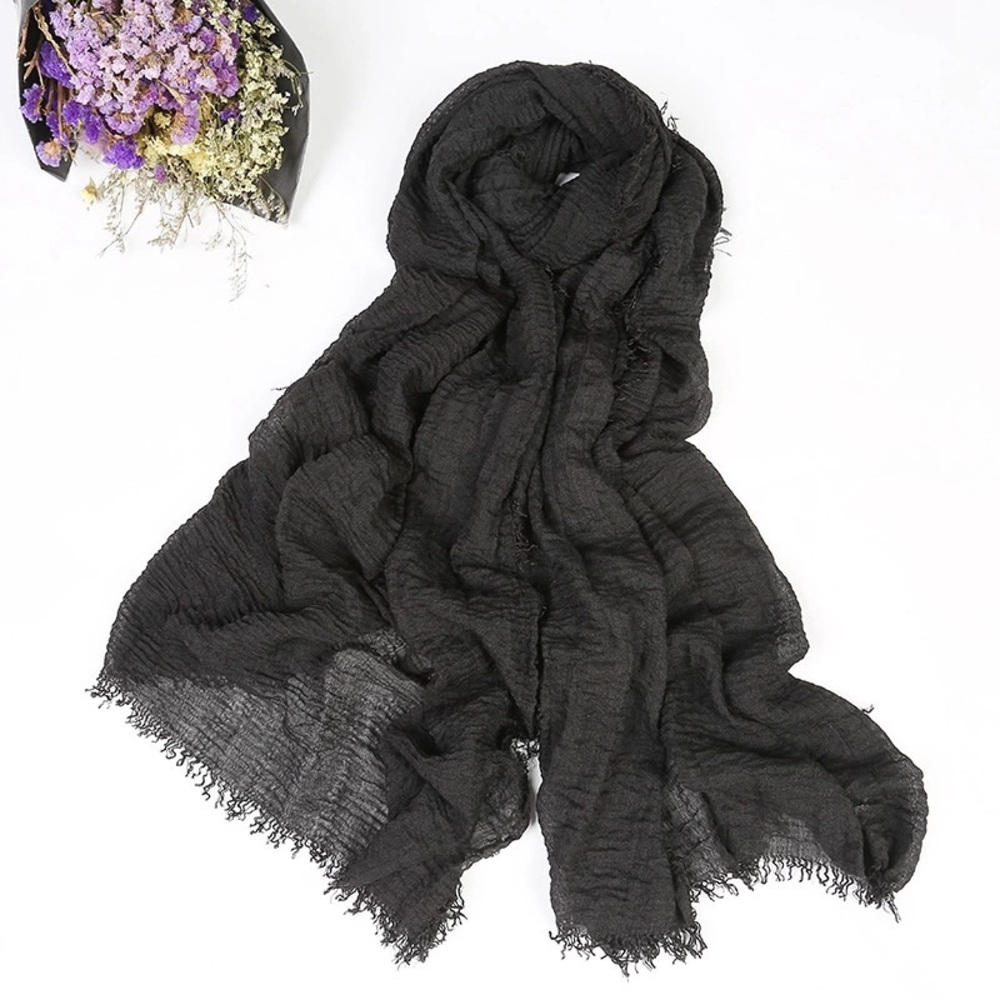 Cotton scarf hijab 3 pieces - Picture 5 of 7