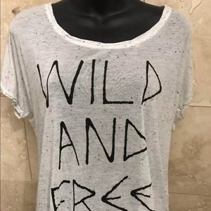 TopShop wild and free slouchy t-shirt