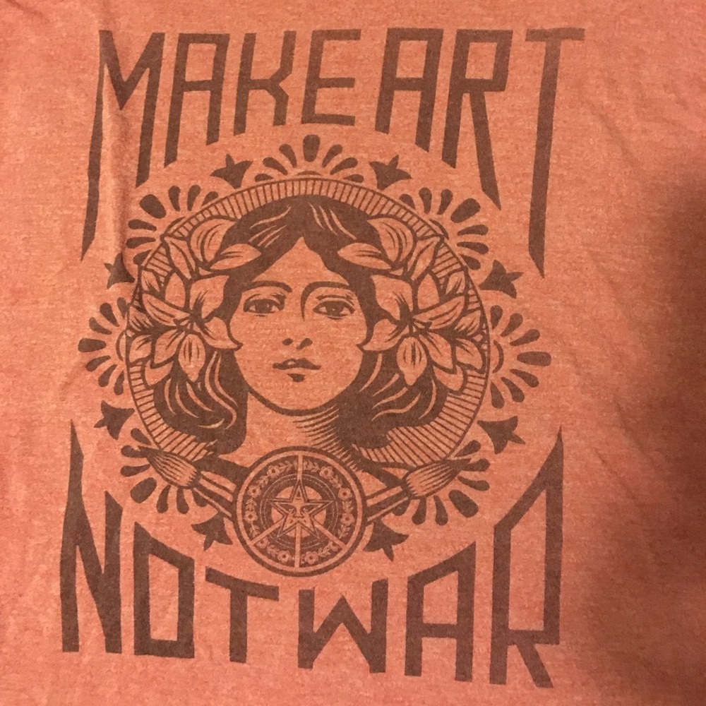 Pink graphic tee