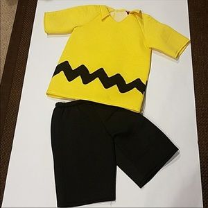 Charlie Brown Costume Child Size 4-6 yr old