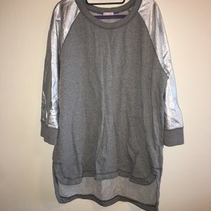 Metallic Sweater Tunic