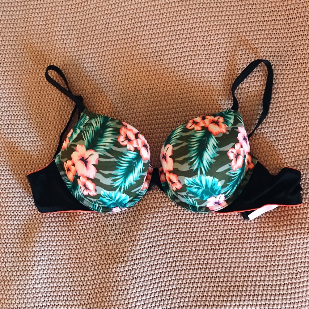 Tropical Floral Victoria's Secret PINK bra