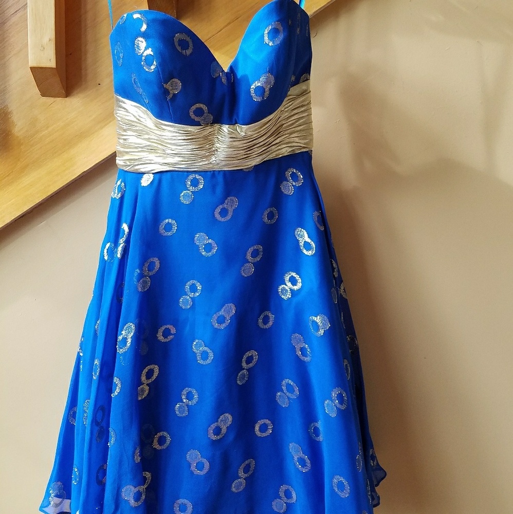 Strapless cocktail dress