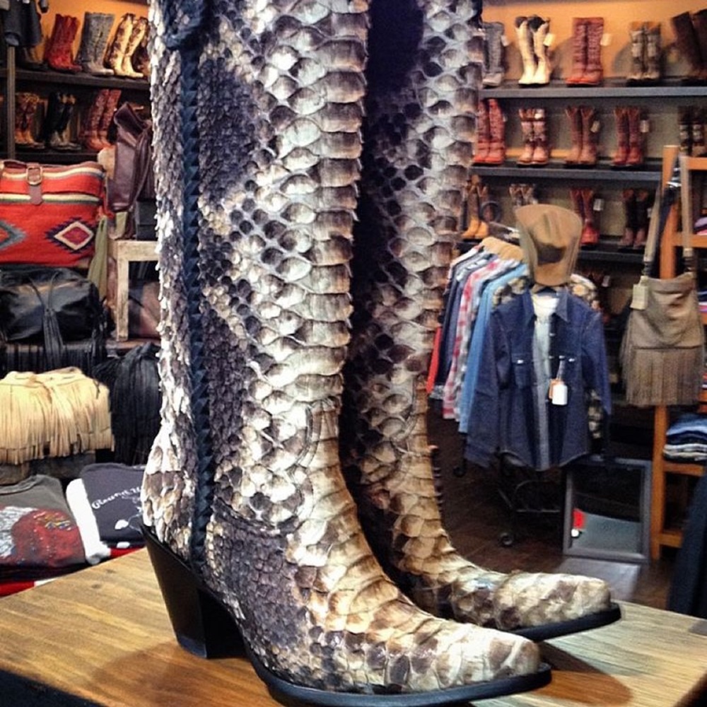 Searching for all snake skin cowboy boots