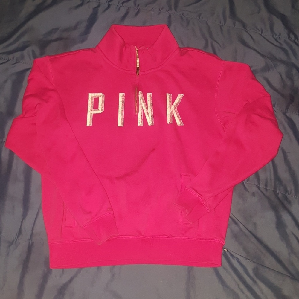 Women's pink Victoria's secret sweatshirt