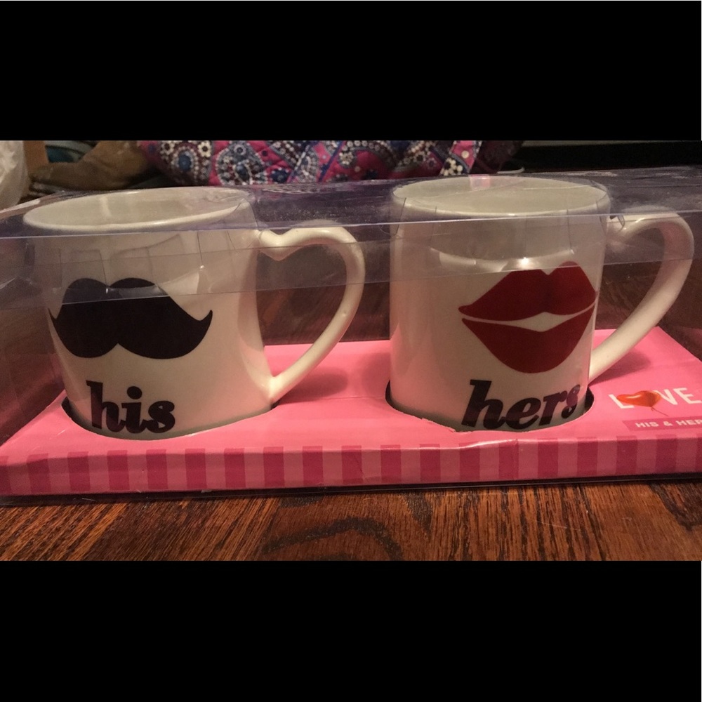 His & Hers coffee mugs