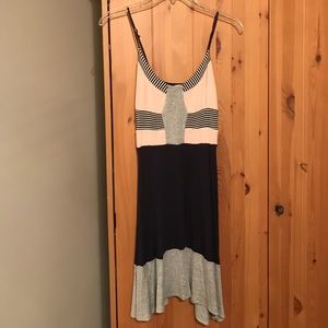 Form fitted swing dress