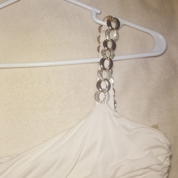 White Sky Style Grecian Dress - Picture 3 of 6