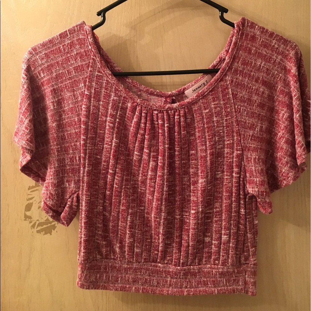 Red Crop Top