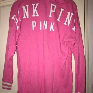 pink sweater size XS