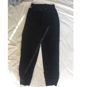 Black jogger sweatpants
