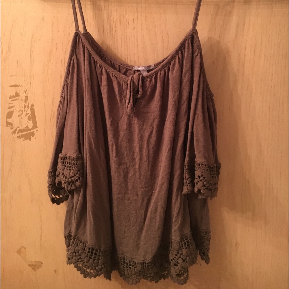 Olive green blouse