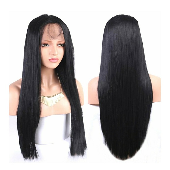Black Straight Beauty LaceFront Wig 24-26 inches!! main image 5
