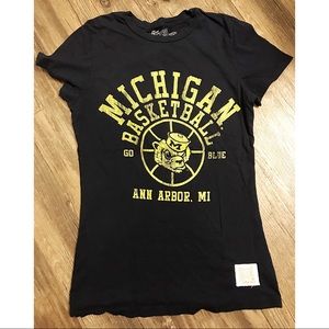 University of Michigan Wolverines Basketball Retro