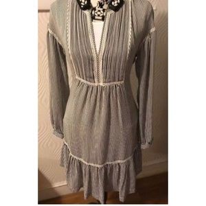 Banana Republic Flirty Ruffle Dress, sz L