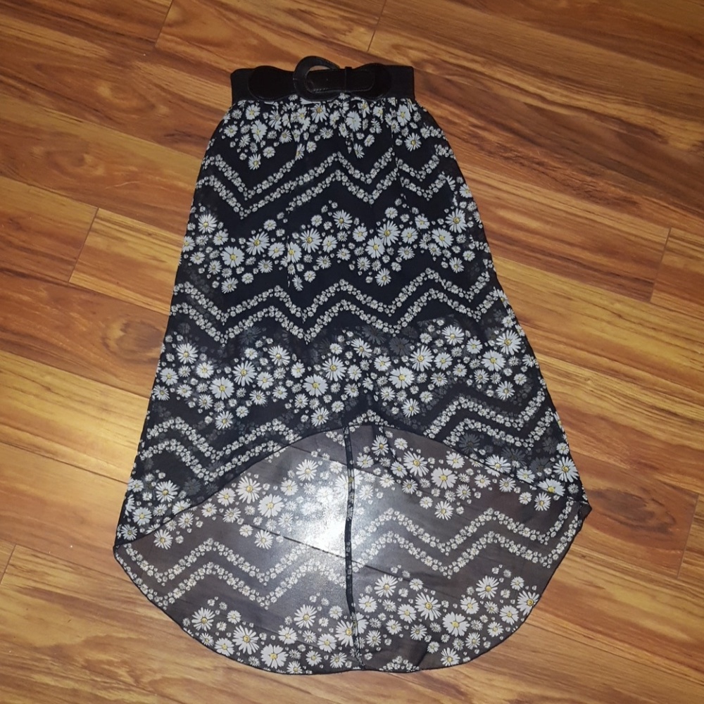 High to low skirt