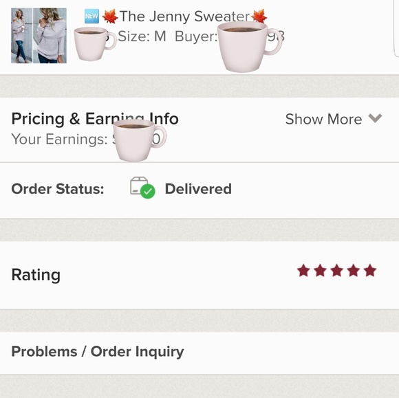 🌟CLEARANCE!🌟HP🌟🆕️5🌟🍁The Jenny Sweater🍁 - Picture 6 of 7