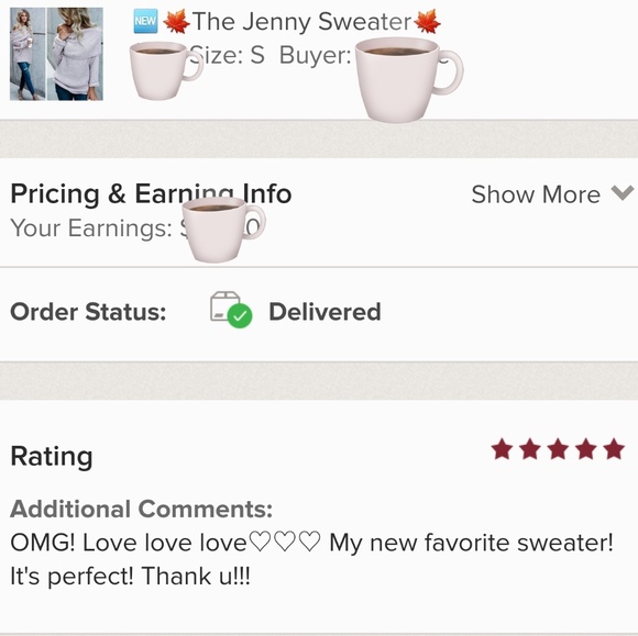 🌟CLEARANCE!🌟HP🌟🆕️5🌟🍁The Jenny Sweater🍁 - Picture 5 of 7