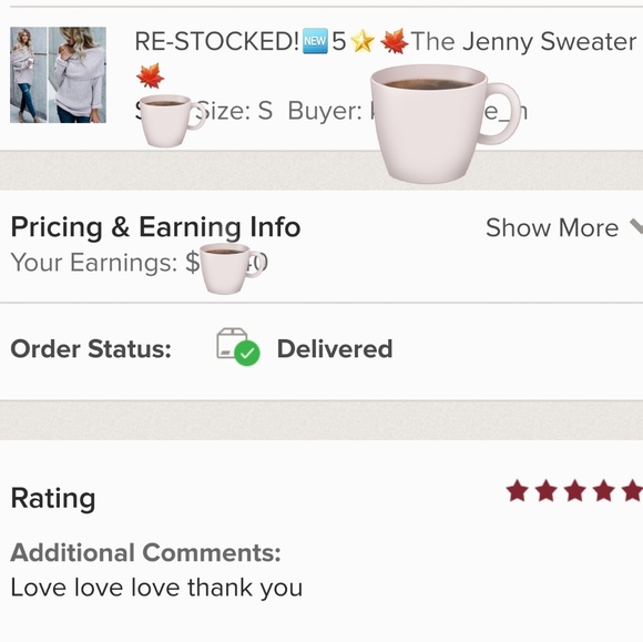 🌟CLEARANCE!🌟HP🌟🆕️5🌟🍁The Jenny Sweater🍁 - Picture 7 of 7