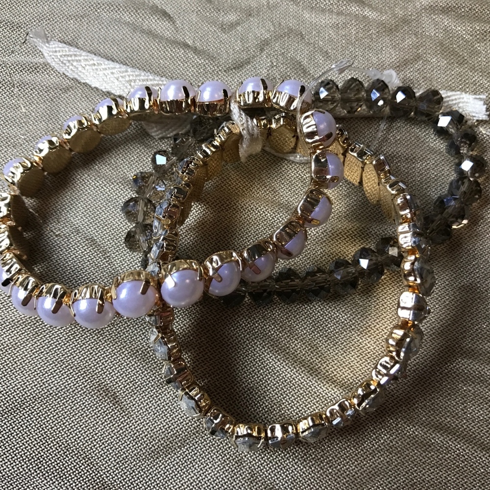 Ann Taylor stack bracelets