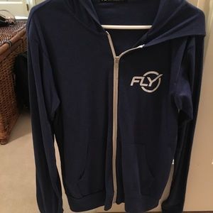 Blue flywheel atlanta hoodie