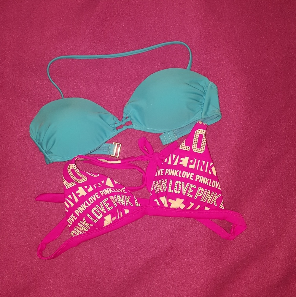 Aeropostale and PINK Bikini Tops