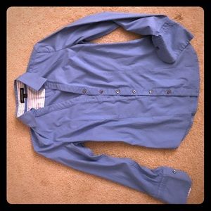 Express button up shirt.  One blue and one white