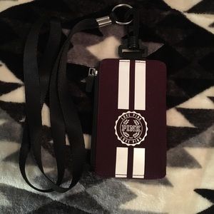 Victoria's Secret lanyard and Wallet