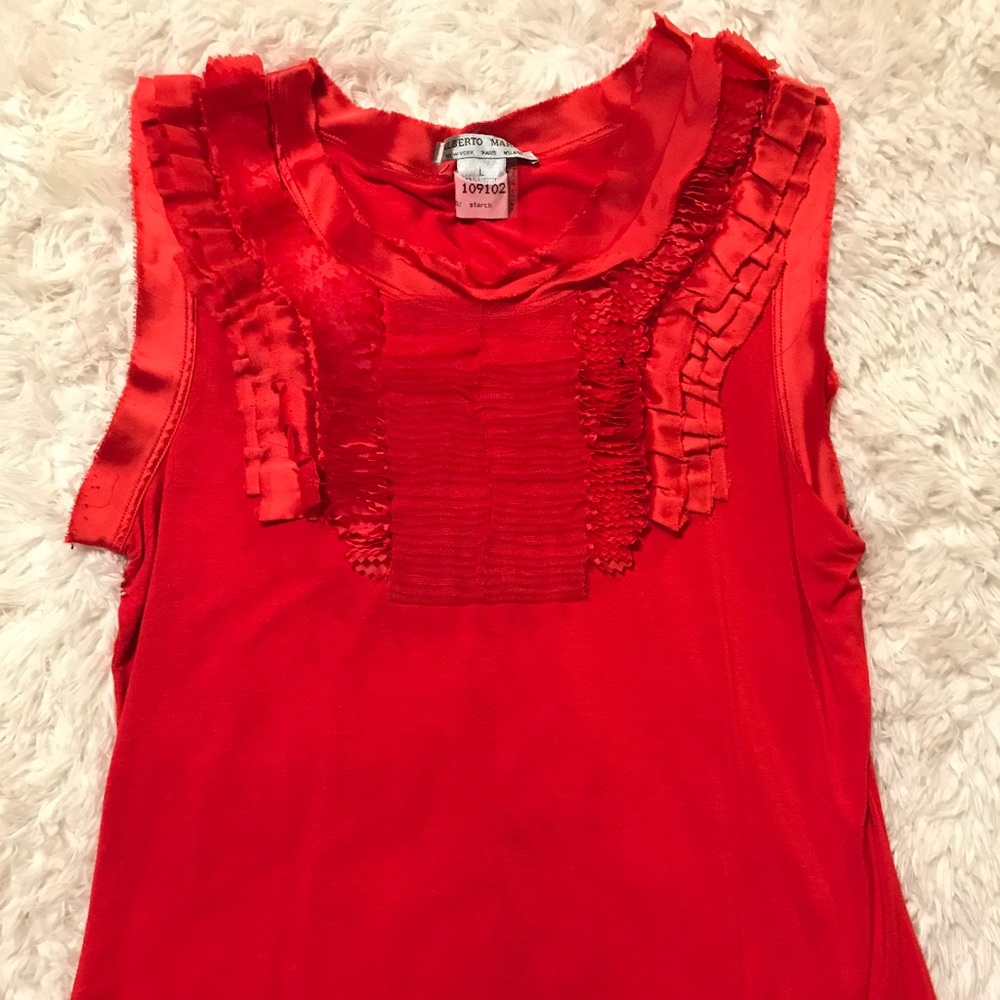 Red Top Size Large
