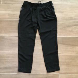 Black Tapered Pants