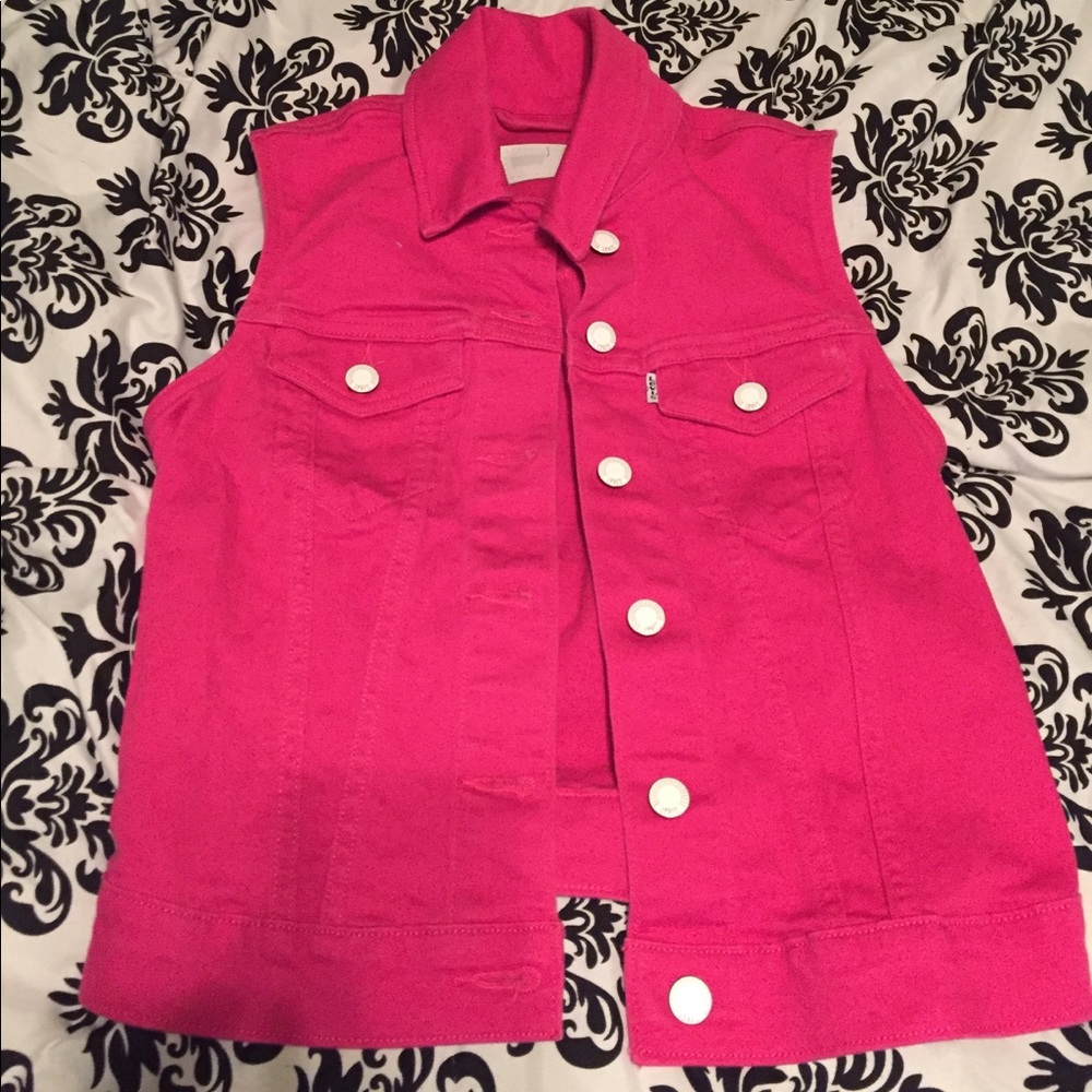 Pink Levi’s Vest